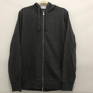 NWT American Tall Men's Gray Zip-Up Hoodie Size M